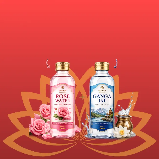 Pooja Water(Rose water & Ganga Jal)